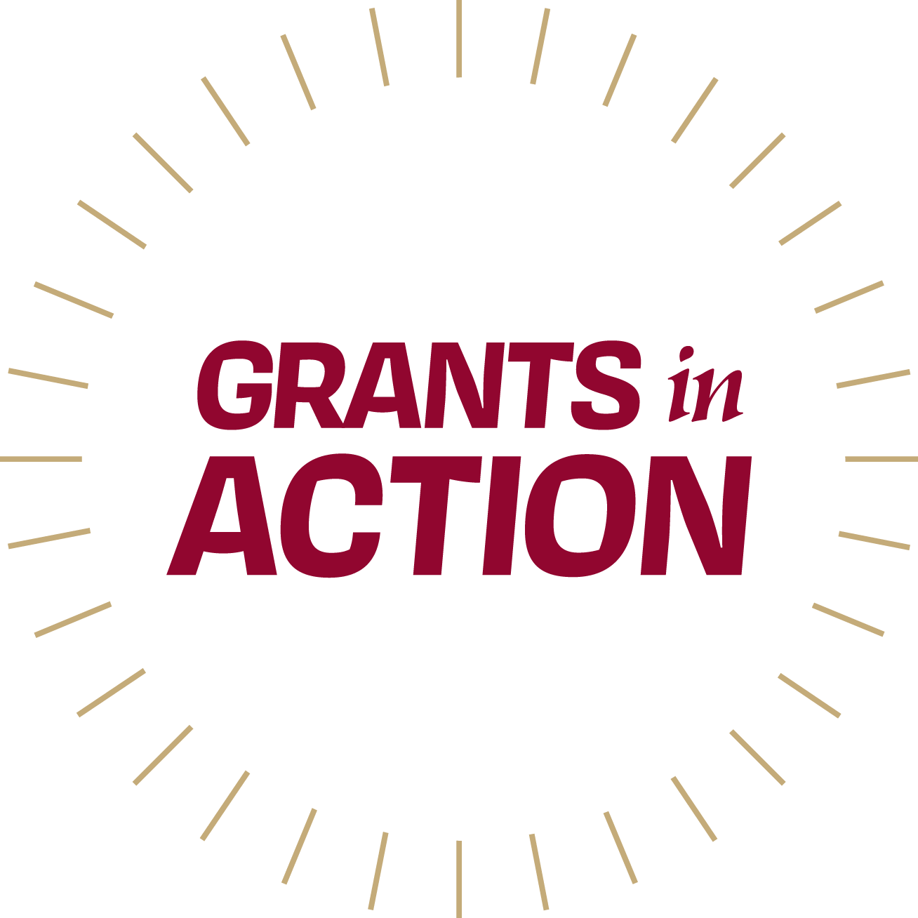 Grants in action badge