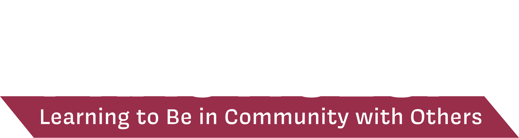 Restorative Practices: Learning to Be in Community with Others typography
