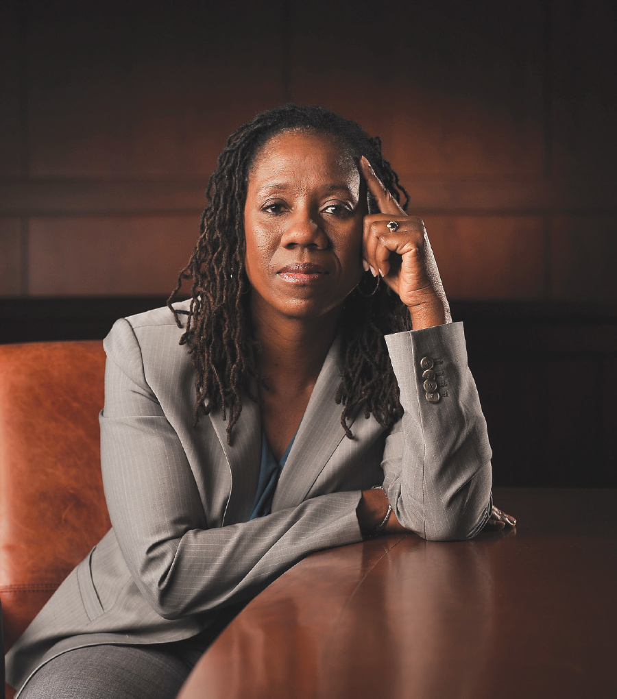 Portrait of renowned civil rights leader Sherrilyn Ifill ’84.