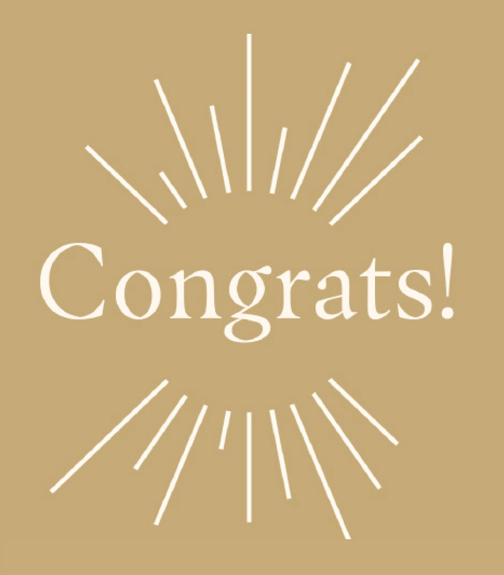 Congrats!