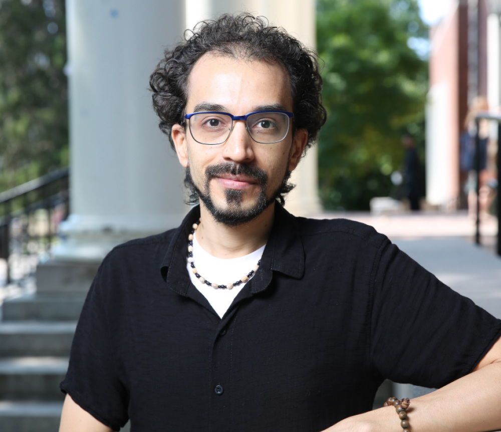 Portrait of Michael Reyes Salas, Assistant Professor of Africana Studies.